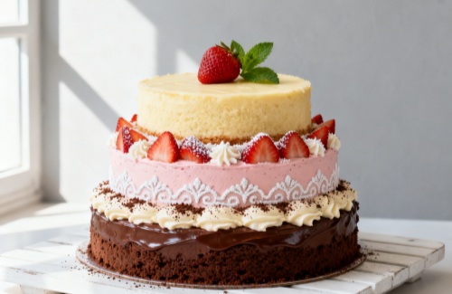 Baking emulsifiers in cake